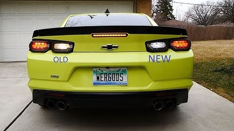 How to change reverse lights on a 2019/2020 Camaro *UPGRADED BULBS*