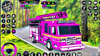🔥 Fire Truck Simulator | Real City Fire Rescue Mission 3D #androidgameplay #firetruckgame screenshot 3