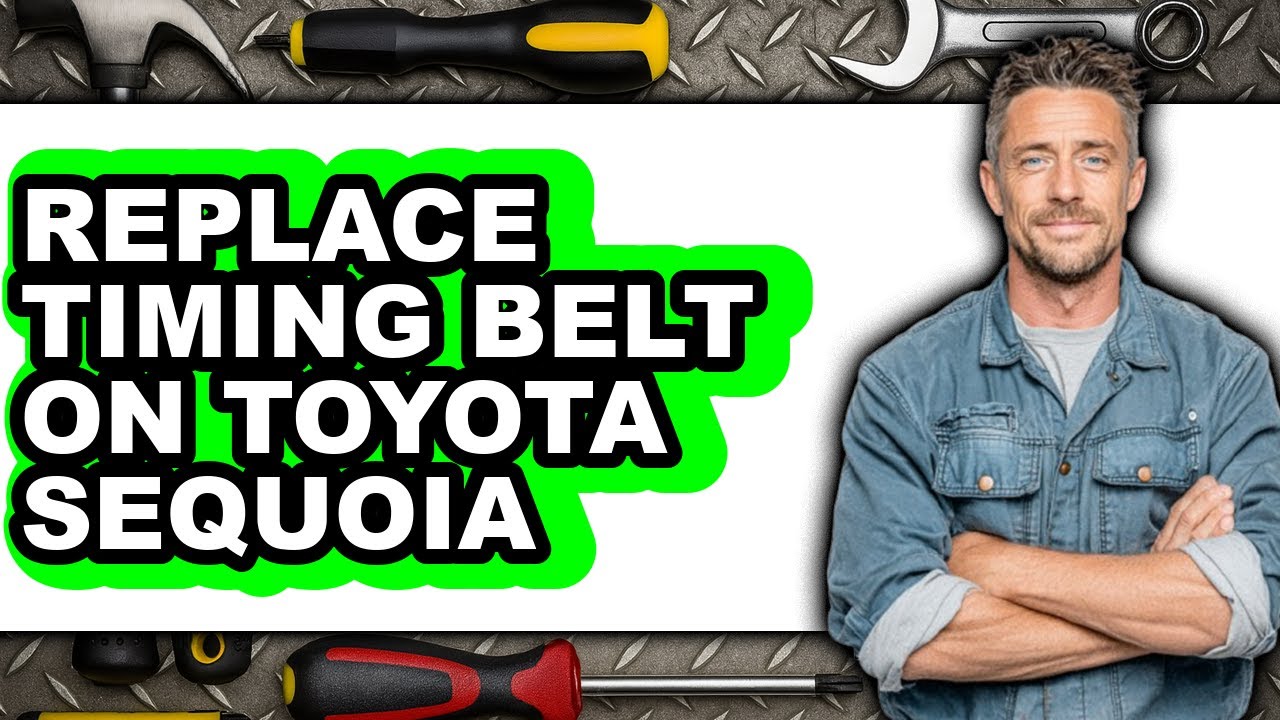 How To Replace Timing Belt On Toyota Sequoia (Updated)