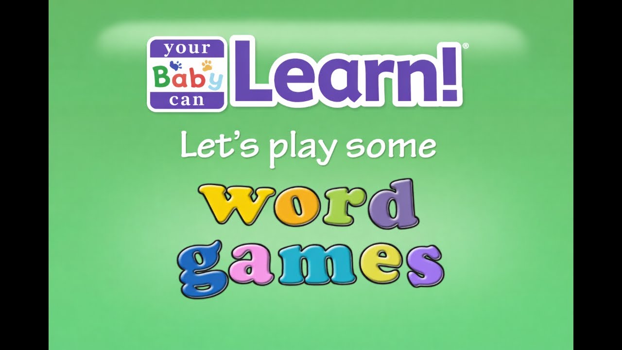 Your Baby Can Read | Word Games