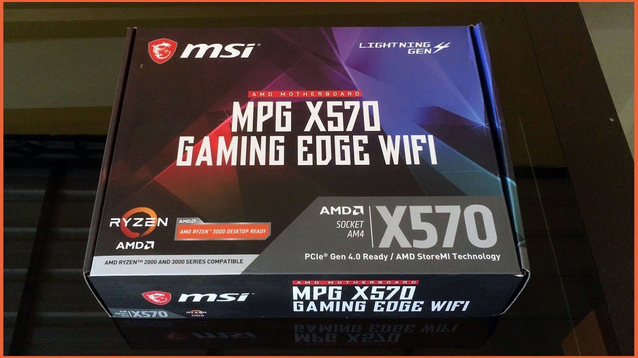 Msi Mpg X570 Gaming Edge Wifi Unboxing Youtube