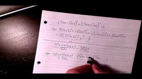How to prove (sin^2x+4sinx+3)/cos^2x=(3+sinx)/(1-sinx), Trigonometric Identities, Trigonometry