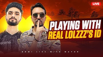 LETS PLAY LOLZZ GAMING BGMI ID - BGMI LIVE🔴