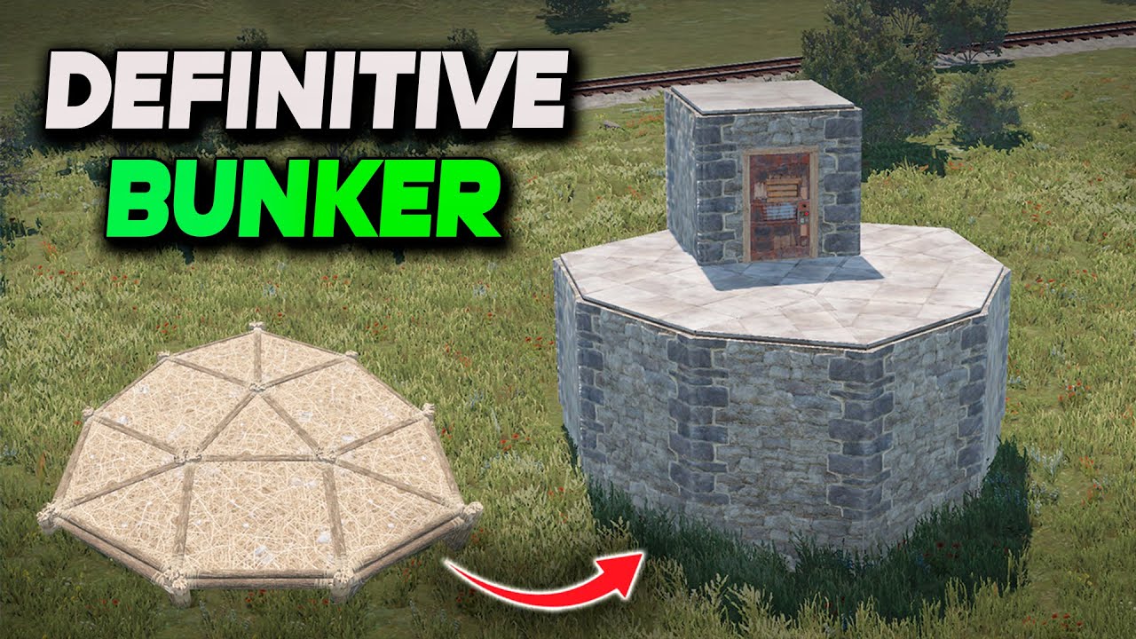 The DEFINITIVE BUNKER SOLO in Rust | Rust Building Tutorial 2023 - YouTube