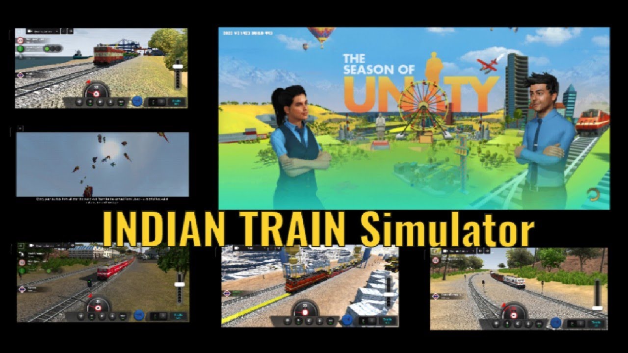 statue of unity|| INDIAN TRAIN SIMULATOR || #indiantrainsimulator @AS ...