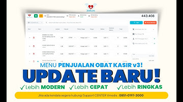 Penjualan Obat Kasir V3 - Lebih Cepat, Ringkas dan Modern