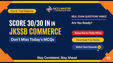 Day 6: Trial Balance – JKSSB Account Assistant