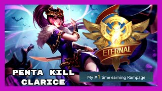 FIRST CLARICE PENTA KILL | Heroes Evolved