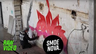 GRAFFITI TUTORIAL with helpful VOICE OVER. Full Process in old Factory