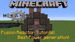 Minecraft 1.12.2 | Mekanism Fusion Reactor Tutorial! | Best power generation EVER!