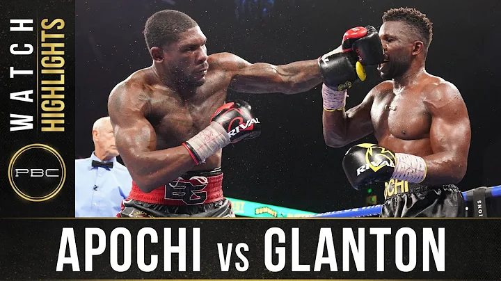 Apochi vs Glanton HIGHLIGHTS: June 27, 2021 - PBC ...