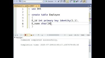IDENTITY Keyword in SQL Server