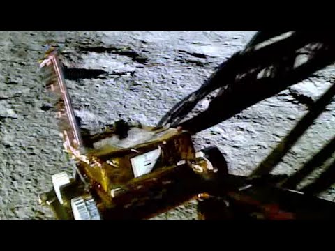 India's Chandrayaan-3 moon lander deploys ramp and rover in awesome view