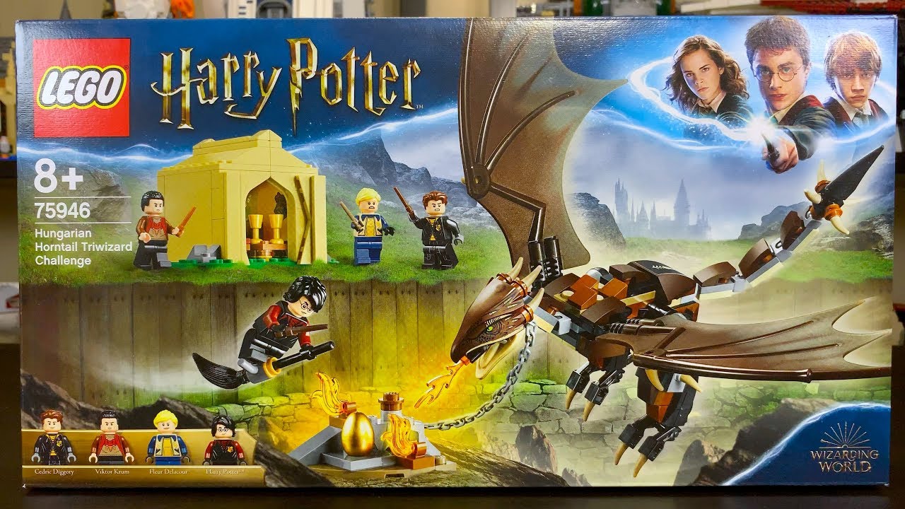 LEGO Harry Potter 75946 Hungarian Horntail Triwizard Challenge REVIEW! -  YouTube