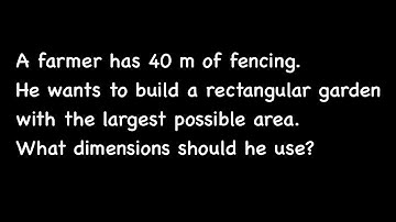 Interesting Maths question| Dimensions for rectangular garden