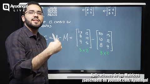 Aplicaciones de las Matrices | Concepto y Ejemplos (Parte I)