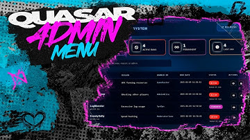 Quasar Admin Menu for FiveM | Full Admin Tools, Live Console & Code Editor