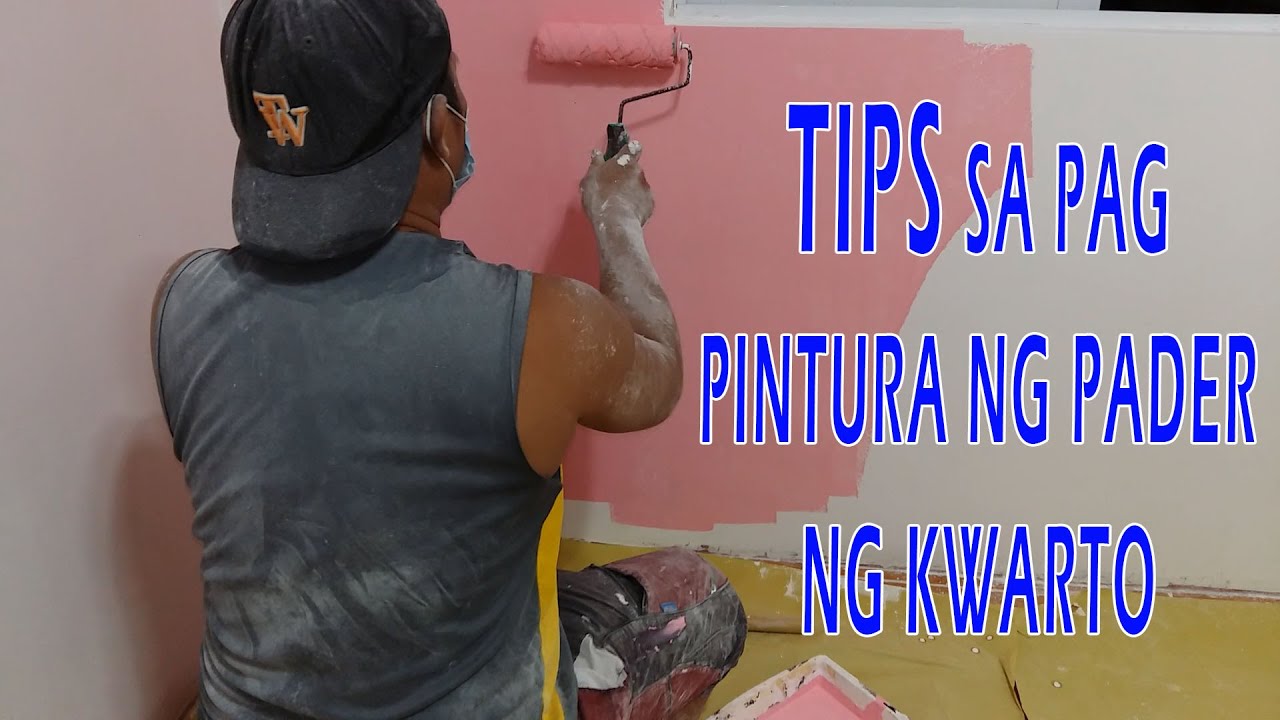 DIY. CONCRETE WALL PAINTING TIPS.. (Basic tutorial) - YouTube