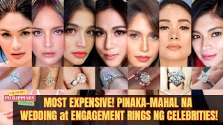 Most Expensive Pinaka-Mahal Na Wedding At Engagement Rings Ng Celebrities