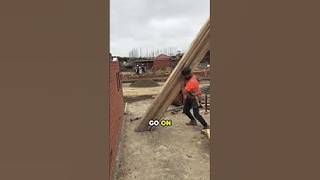 Dat zal hij morgenochtend voelen! #steigerbouw #fyp