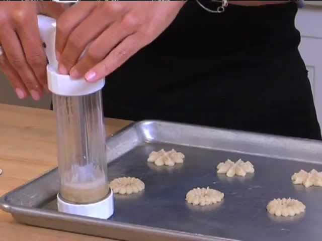 Biscuit Maker Shaper Set Cake Cutter Decorating Cookie Press Pump