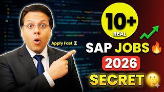 🔥 10+ SAP Jobs & Internships 2026 | Fresher Strategy + Hidden Formula