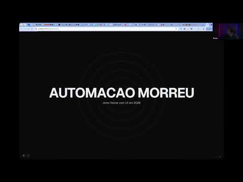 👀 Automação Morreu e a I.A. enterrou... Será? | Aula Ao Vivo | 26/02/26 | Thales Laray