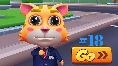 Cat Runner game Play video | Cat collect coins Subway runner game video | cat game video #18