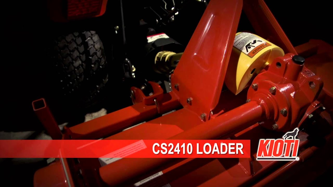 Kioti CS2410 Loader SL2410 - YouTube
