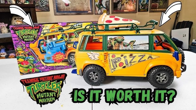 Soldes Famosa Teenage Mutant Ninja Turtles Mayhem - PizzaFire Van