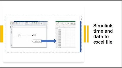 Simulink data to workspace |  export to xls, xlsx or csv file.