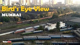 Bird&#39;s Eye View of Mumbai- CR&#39;s Howrah Duronto chased by WR&#39;s Rajdhani