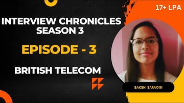 British Telecom Interview Experience | Interview Chronicles | CSE | 2024 | #Placement