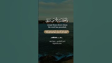 سورة هود [ 41 - 42 ] ~ الشيخ ناصر القطامي