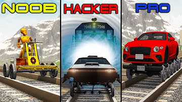 NOOB vs PRO vs HACKER #22 - Beamng drive