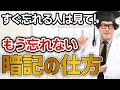 暗記苦手さんは絶対見て!基礎から学ぶ暗記の仕方