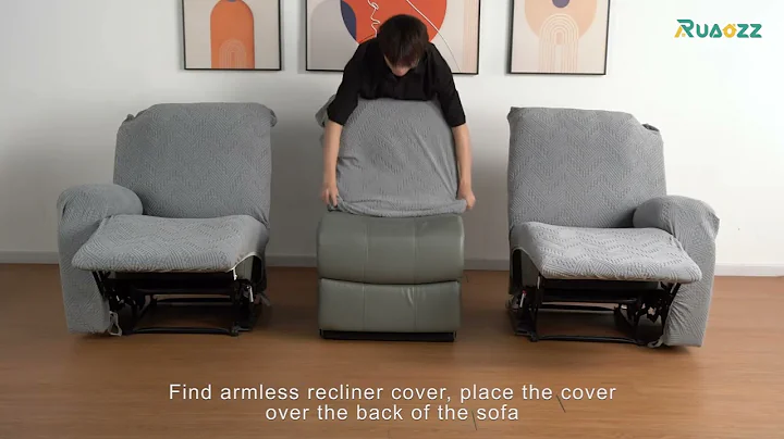 Ruaozz Stretch Recliner Couch Covers Installation