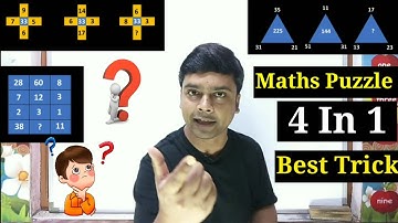 Missing Number Puzzle | Reasoning Trick l Missing Numbers Reasoning Trick | imran sir maths
