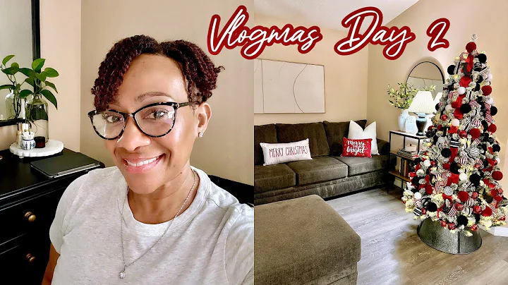 VLOGMAS DAY 2 | CHRISTMAS CLEAN & DECORATE WITH ME | FINISHED DECORATING MY FAMILY ROOM