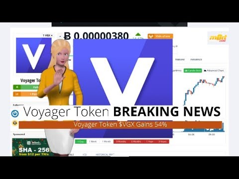 Cryptocurrency Voyager Token Vgx Rose 54 In The Past 24 Hours Youtube
