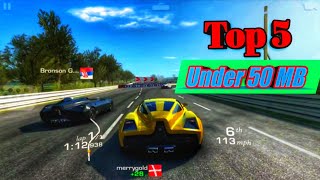 Top 5 best car racing games for android under 50 MB || Best car racing games for android ||car games