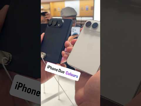 iPhone Duo colours hands-on: Check out the foldable iPhone in both its colours