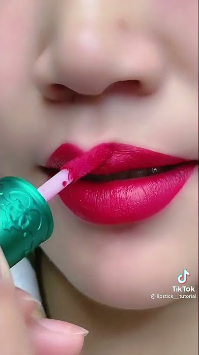 lipstik ombre merah vidio short tiktok Fypppppppp