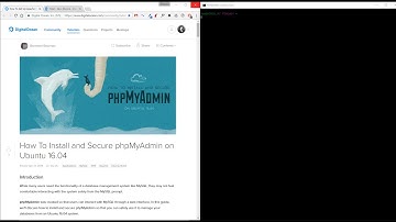 [6/8] Installing phpMyAdmin on Ubuntu 16.04