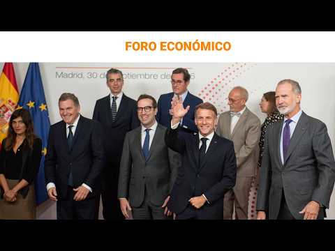 🔴DIRECTO | El rey Felipe VI y Emmanuel Macron asisten al Foro Económico | RTVE Noticias