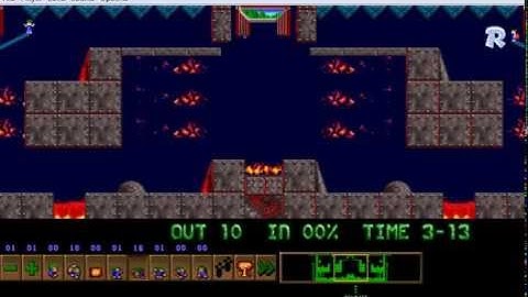 Lemmings custom: Blast Furnaces And Fiery Depths