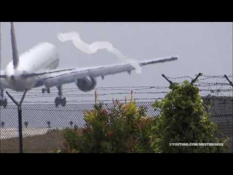 AMAZING VORTEX! (N583NW) Delta Airlines B757-351 Landing at LAX