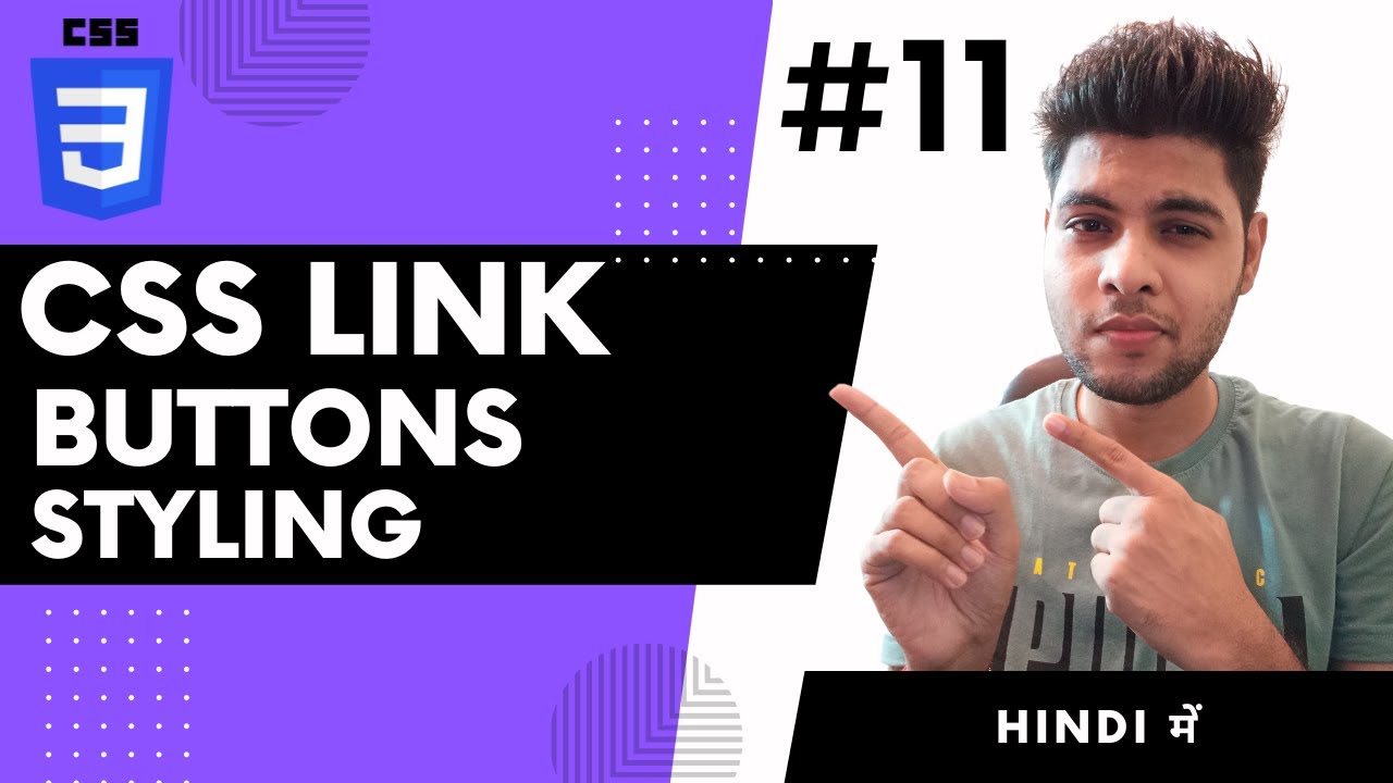 css link styling | how to create buttons in html in hindi | anchor tags ...