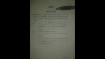 J P University Physics Hons. Paper 1 2019.  Part 1 08. July 2019  please see in 360p quality.