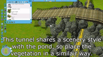 RCT3 Tutorial - How To Make A Rocky Tunnel (+ Downloads)